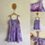 Origami purple floral dress Sz 10 NWOT