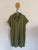 Suzanne Grae green collared dress Sz XL as new but 2 small marks on side as pictured