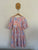 Seed print cotton/linen dress Sz 10 as new