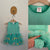 Seed mint tulle romper dress Sz 1 EUC