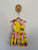 Baker by Ted Baker yellow floral dress Sz 18-24m as new however small section has been reattached to zip as pictured