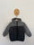 Quiksilver grey hooded jacket Sz 3 EEUC