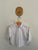 Target l/s white button up dress shirt Sz 1 NWT - storage dot on hip will wash out