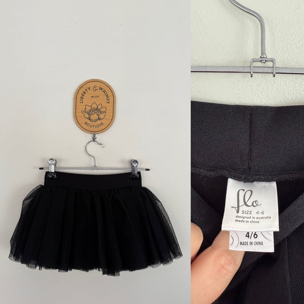 Flo Dancewear tulle skirt Sz 4-6 EEUC