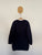 Minti navy jumper dress Sz 10 VGUC - wash fade