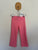 Zara pink gingham pants Sz 6 NWT