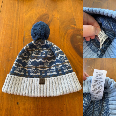 Country Road knit beanie One Size (up to age 1 imo) EEUC