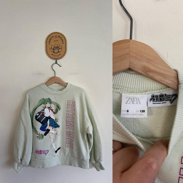 Zara Kids anime jumper Sz 8 VGUC