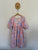 Seed print cotton/linen dress Sz 10 as new