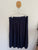 Anko indigo crinkle midi skirt Sz 18 NWT