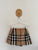 Burberry house check pleated skirt Sz 10 but slim fit imo EEUC - mint