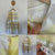 Burberry yellow house check pleated dress Sz 12 as new