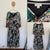 BeMe elbow sleeve printed dobby maxi dress Sz 18 RRP $109.99 NWOT